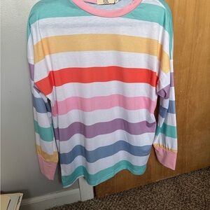 Colorful Striped Long Sleeve Shirt